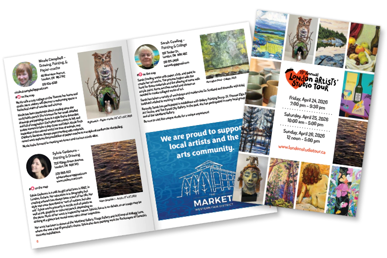 2026 London Artists' Studio Tour Program