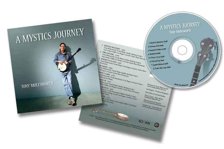 CD cover for A Mystics Journey - Tony Molesworth